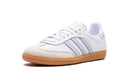 Tênis Adidas Samba OG Feminino "White Halo Blue" Branco / Azul