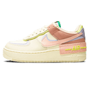 Tênis Air Force 1 Shadow Feminino "Cashmere" Creme / Rosa