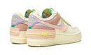 Tênis Air Force 1 Shadow Feminino "Cashmere" Creme / Rosa
