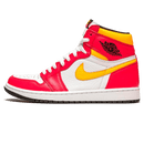 Tênis Air Jordan 1 High "Fusion Red" Rosa / Amarelo