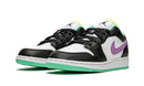 Tênis Air Jordan 1 Low Feminino "Black White Purple" Colorido