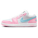 Tênis Air jordan 1 Low Feminino "Paw Print" Rosa