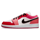 Tênis Air jordan 1 Low Feminino "Pink Red" Rosa