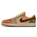 Tênis Air jordan 1 Low Masculino "Voodoo" Marrom / Bege