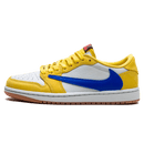 Tênis Air Jordan 1 Low x Travis Scott "Canary" Amarelo