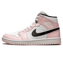Tênis Air Jordan 1 Mid Feminino "Barely Pink" Rosa