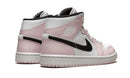 Tênis Air Jordan 1 Mid Feminino "Barely Pink" Rosa