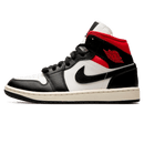 Tênis Air Jordan 1 Mid "Gym Red Panda" Preto / Vermelho