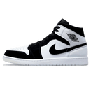 Tênis Air Jordan 1 Mid "Diamond" Preto / Branco