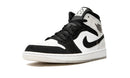 Tênis Air Jordan 1 Mid "Diamond" Preto / Branco