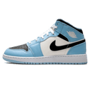 Tênis Air Jordan 1 Mid Feminino "Ice Blue" Azul / Branco