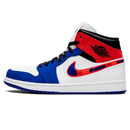 Tênis Air Jordan 1 Mid "Multi Color Swoosh"