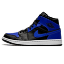 Tênis Air Jordan 1 Mid "Hyper Royal" Azul / Preto