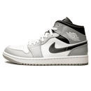 Tênis Air Jordan 1 Mid Feminino "Light Smoke Grey Anthracite" Cinza