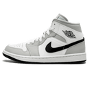 Tênis Air Jordan 1 Mid Feminino "Light Smoke Grey" Cinza