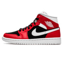 Tênis Air Jordan 1 Mid Feminino "Gym Red" Vermelho / Preto