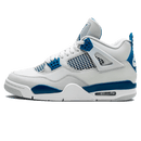 Tênis Air Jordan 4 "Military Blue" Branco / Azul