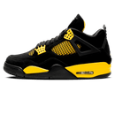Tênis Air Jordan 4 "Thunder" Preto / Amarelo