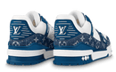 Louis Vuitton Trainer Monogram Denim White Blue