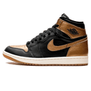 Tênis Air Jordan 1 High "Metallic Gold" Preto / Dourado