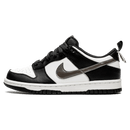 Tênis Nike Dunk Low Feminino "Black White Metallic"