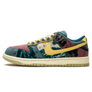 Tênis Nike Dunk Low "Community Garden" Verde / Bordô