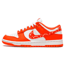 Tênis Nike Dunk Low Feminino "Orange Paisley" Laranja / Branco