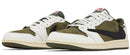 Tênis Air Jordan 1 Low Og Sp x Travis Scott Medium Olive Verde