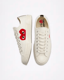 Converse x Comme des Garçons Play Low Chuck 70 Branco